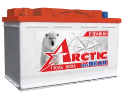 Lead-Acid Starter Battery for Internal Combustion Engines 12V 6ST-110 Arctic BatBEAR