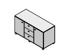 Mobile Service Desk - Sydney Furniture Set