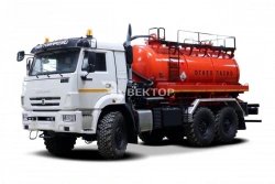 Oil and Gas Condensate Collection Tank AKN/AKNS 4681A2-30 on KAMAZ 43118-A5, 43118-50, 43118-RR, 43118-RS