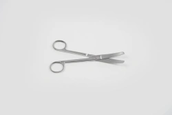VZ-N-4, Blunt-tipped scissors, vertically curved, 170 mm