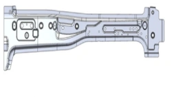Left Rear Side Frame Support A9606362510
