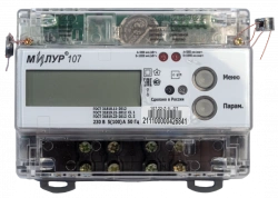 Static Electric Energy Meter Milur 107S.22-Z-1L-DT