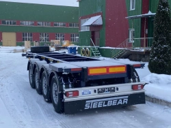 Four-Axle Container Trailer PN-41R with BPW Axle HSFALM 9010-15 V36