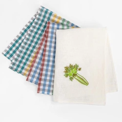 Table Towels Made of Cotton and Linen Blends