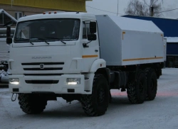 Heavy-Duty Truck for Hazardous Cargo Model 5759P1, 5759P4 on KAMAZ Chassis 43118-RR, 43118-RS