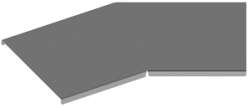 Horizontal Corner Cover 30 Degrees Self-Supporting Cable Tray KLY 000 U30