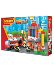 Educational Firefighter Tower Building Set - 143 Pieces, Model 741