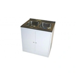 Metal Sink Cabinet MT-2 with Double Bowl