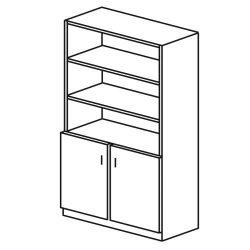 Wooden Document Storage Cabinet