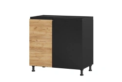 Kitchen Cabinet Facade 1000 Right (Golden Oak/Black) - Sherwood LD.281200.000