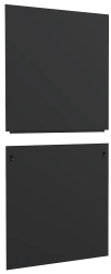 Side Panel 2 Sections 42U Type B 1200 Black ZP-SP05-42U-B-1200-R ITK by ZPAS