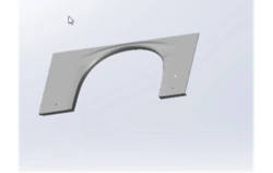 Composite Left Rear Arch Panel Assembly 5299-372-5400530-05