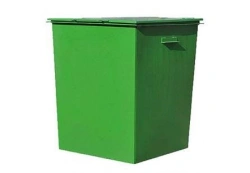 Metal Waste Container for Solid Waste, Model MK0.75-C