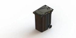 Mobile Trash Container 360L Art. 28.C29 (20.806.98.PE; 21.055.98.PE)