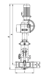 Gate Valve 1511-200-ED for Water and Steam Systems
