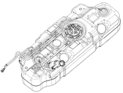 Plastic Fuel Tank for Business Gazelle Benzin Model 32212-1101006-20