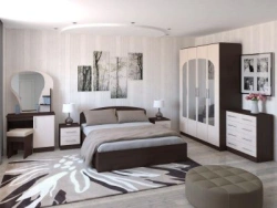 Wooden Bedroom Furniture Set Rosetta
