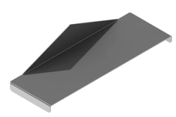 Snow Protection Cover End Cap KTZ 000 for Cable Trays