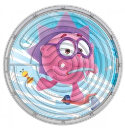 Double-Sided Labyrinth Game (Smeshariki: Nyusha and Krosh House) in Blister