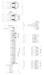 CMZAP-9337V Semi-Trailer for Heavy Loads Transport