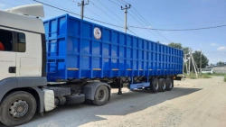 12 Ton Capacity Dump Semi-Trailer for Scrap Transport, Model 864955-7