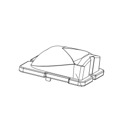 LED Lens for LED Fixtures AMT-ST-25x25-5050-T2M