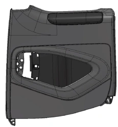 Right Rear Door Trim Assembly for M1 and N1 Vehicles 1683346281