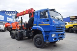 UZST05 Semi-Trailer Tractor for Towing Hazardous Cargo - KAMAZ 65225-RT Model 174T-41