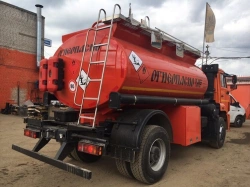 Tank Truck for Transporting Hazardous Cargo, Model 9666C (Modification 9666C1 on Chassis 43502-D5)