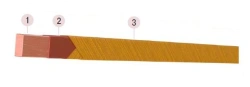 Copper Rectangular Winding Wire with High-Temperature Insulation, PETVSLEDT