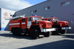 Fire Tanker Vehicle for Firefighting, Model 58812F, Ural-5557 Chassis