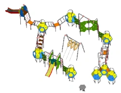 Children's Play Complex for Thematic Games and Physical Development 115-01.99.00