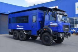 Special Bus UZST07, Model 5861-35 on Ural 4320-80 Chassis