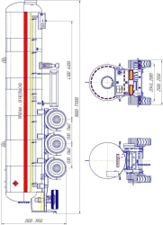 Liquefied Hydrocarbon Gas Tank Semi-Trailer PPCCT1-3, Model 96833-0000010-03