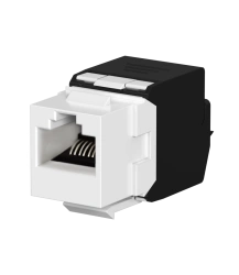 CADUCEUS ALING Experience Keystone Module RJ45 8P8C Cat.6 UTP, White, Art. 74306