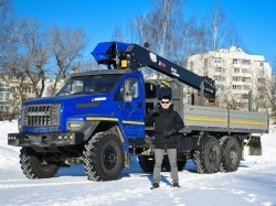 Multi-functional Truck with Hydraulic Loading Crane URAL 4320 U0K05G-4L150