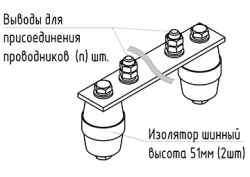Main Grounding Bus Bar GZSH.04-440.240.6M8-M
