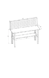 Modular Workbench ITP-2-PL-2 O-S