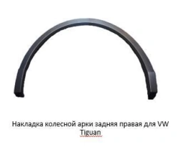Rear Right Wheel Arch Trim for VW Tiguan ***.854.820.X