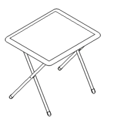 Folding Children's Table for Preschool and Primary School Kids SSD.33-03