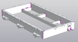 External Aluminum Battery Case for Battery Cells RSBG.301232.001