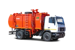 Side Loading Garbage Truck KO-440-8 on MAZ-5340S2 Chassis