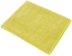 Microfiber Floor Cleaning Cloth, Density 220 g/m², Yellow, 50x80 cm