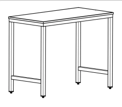 Laboratory Table for Research and Production Work