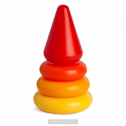 Pocket-sized Stacking Pyramid Toy for Kids