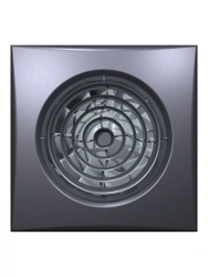 AURA 5C Dark Gray Metal Exhaust Fan with Backdraft Damper