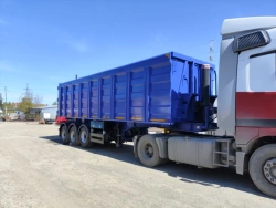 Three-Axle Semi-Trailer BZAP 94553N for Scrap Metal Transport