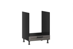 Kitchen Cabinet Type 4 LД.270250.000 for Built-in Appliances (Black)