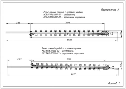 Rigid Frame Rail with Point (Type R65, Mark 1/9, Project MSZ 8418.01.000-02/03)