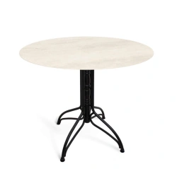 Elegant Ceramic Dining Table Sheffilton SHT-TU25/TT21-6 90